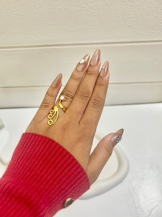 Peacock Statement Ring